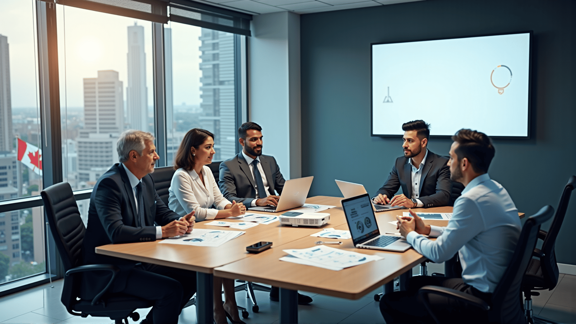 Business banking security meeting