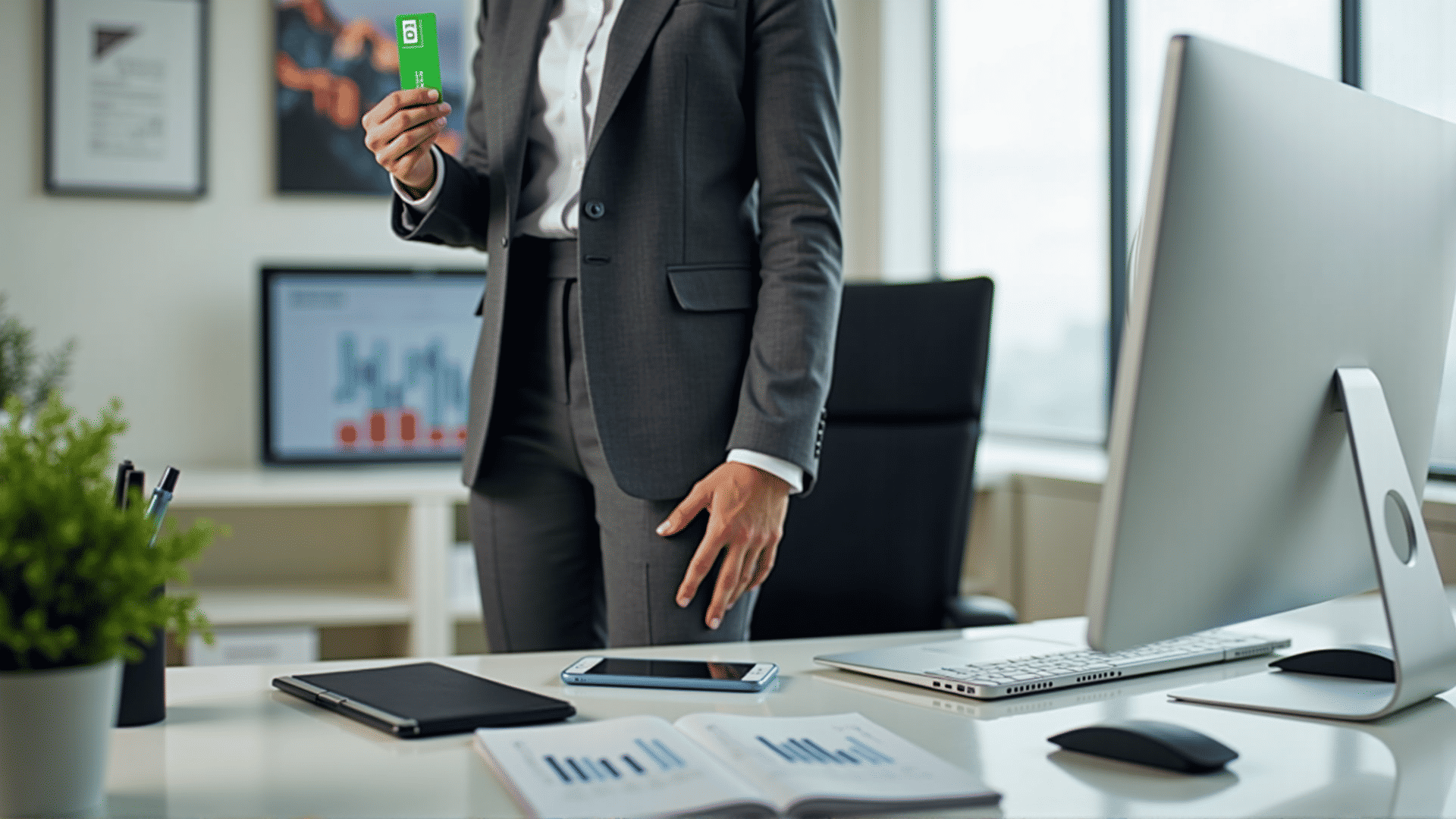 TD business credit card in a business setting
